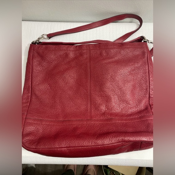 Coach Park Hobo bag Color Red wine F23293 - Picture 4 of 10